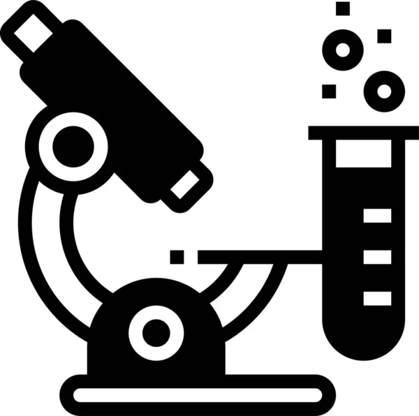 Мікроскоп Лабораторний Медичний Значок — стоковий вектор