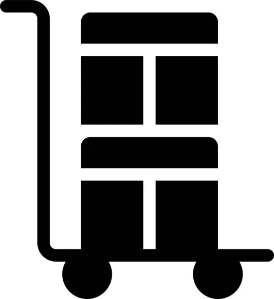 Comprar Icono Gráfico Del Carrito Estilo Sólido — Archivo Imágenes Vectoriales