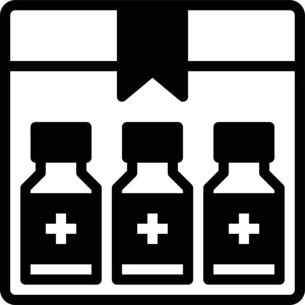 Ikone Für Impfdosen — Stockvektor