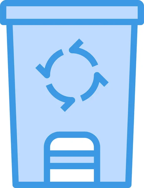 篮筐垃圾桶图标 — 图库矢量图片