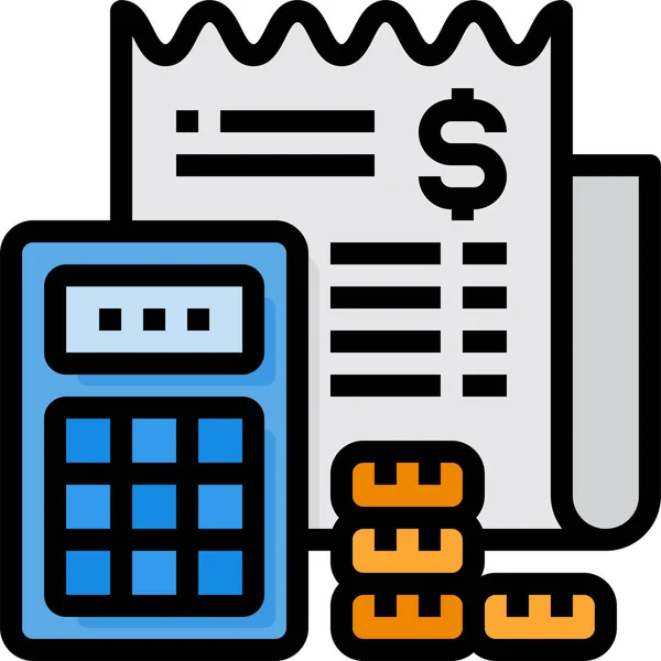 Payment Calculation Money Icon — Stock Vector