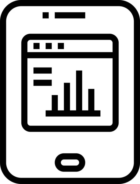 业务管理类别中的分析浏览器数据图标 — 图库矢量图片