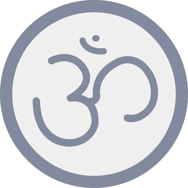 Chakra Hinduistische Ikone — Stockvektor