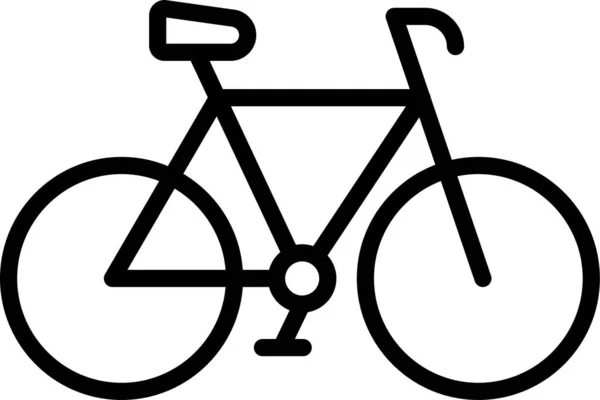 Ciclismo Deporte Transporte Icono — Archivo Imágenes Vectoriales