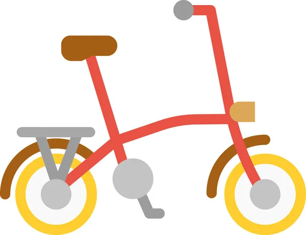 Bicicleta Bicicleta Icono Ejercicio Estilo Plano — Archivo Imágenes Vectoriales