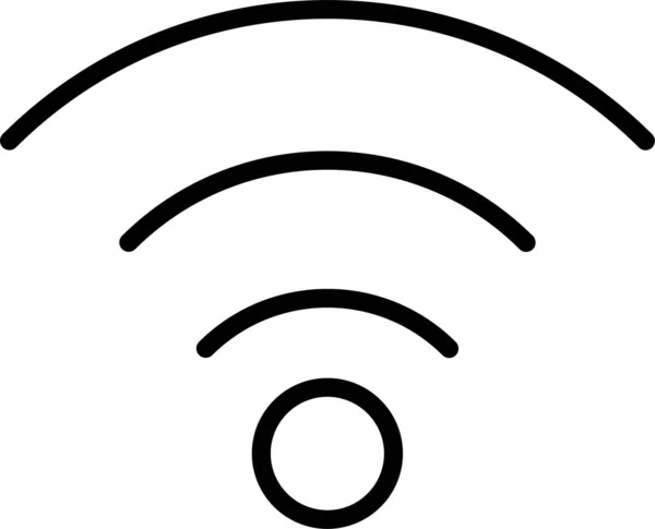 Icona Internet Wireless Wifi — Vettoriale Stock
