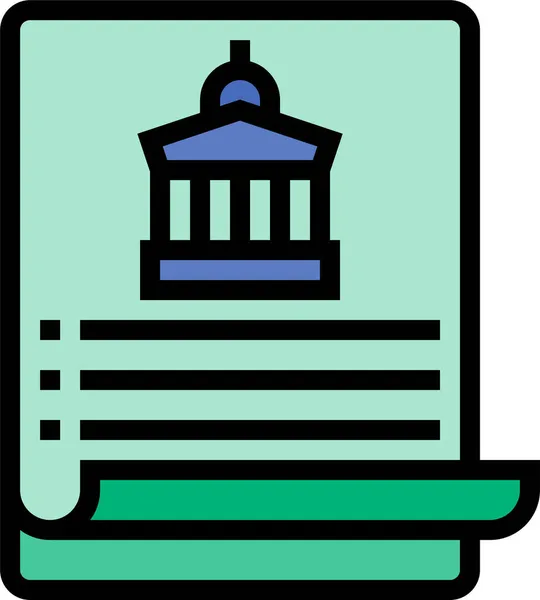 Ikona Zgodności Prawa Rządowego — Wektor stockowy