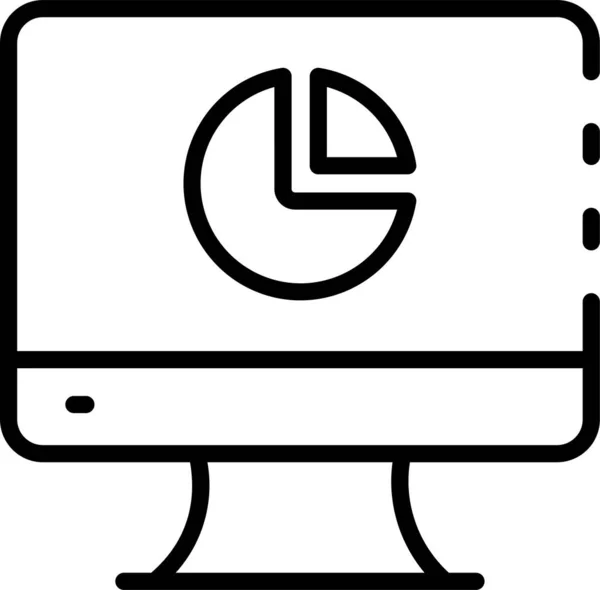 Ikona Technologie Lcd — Stockový vektor
