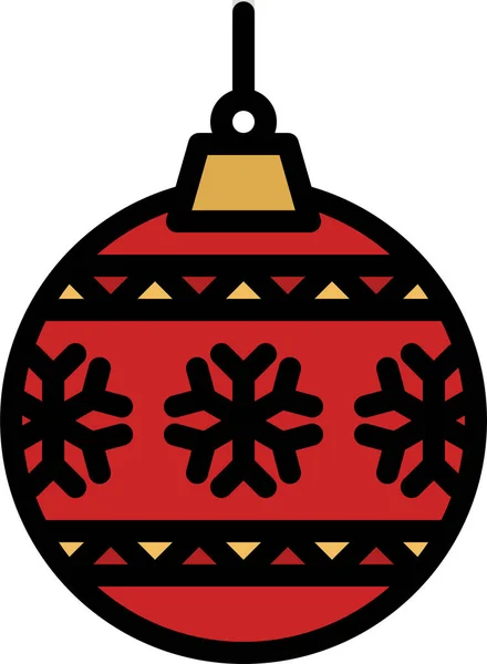 Икона Рождественского Бала Категории Рождество — стоковый вектор