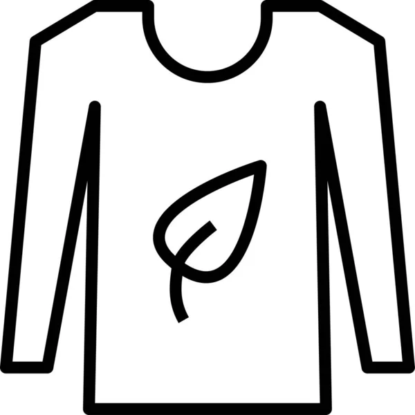 Garment Clothes Fashion Icon — Stock Vector