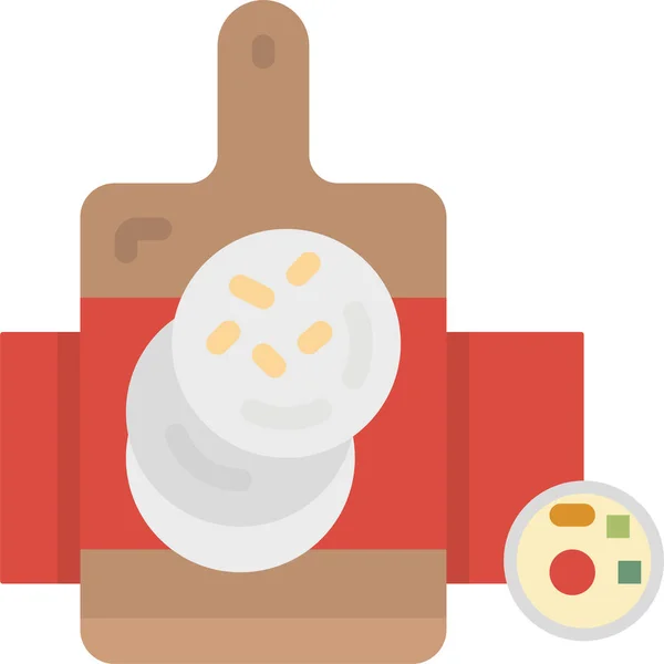 ไอคอนแกงกะหร อบขนมป งในหมวดหม อาหาร — ภาพเวกเตอร์สต็อก