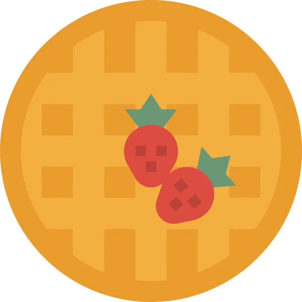 Икона Хлебобулочных Десертов Категории Пищевых Напитков — стоковый вектор
