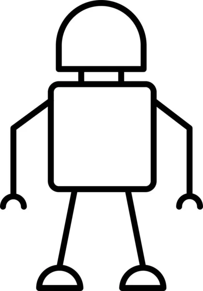 Robot Robótica Icono Tecnología — Vector de stock