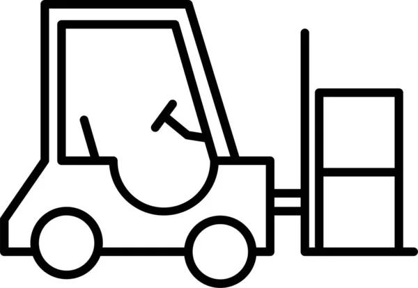 Ikona Pojazdu Podnośnika Samochodowego — Wektor stockowy