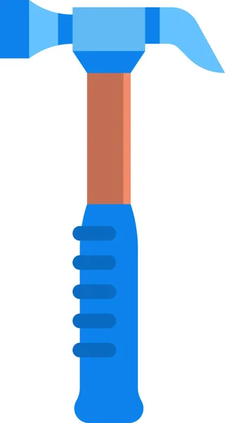 Construção Ícone Casa Martelo Categoria Ferramentas Construção —  Vetores de Stock
