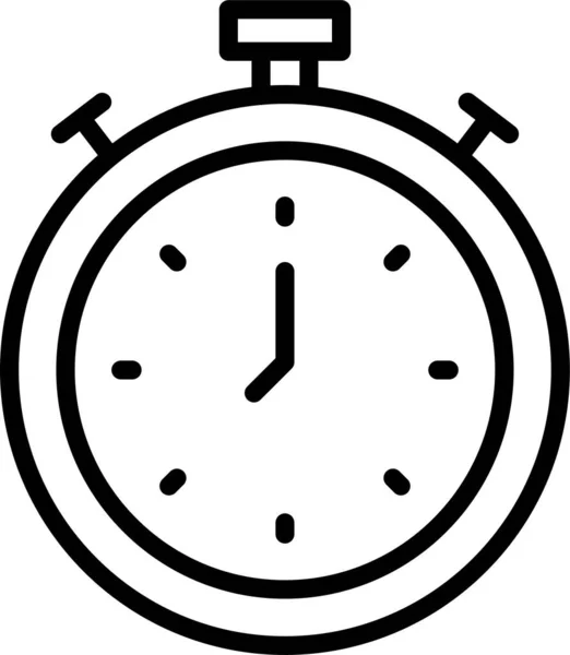 Cronograma Calendário Ícone Tempo Estilo Esboço —  Vetores de Stock