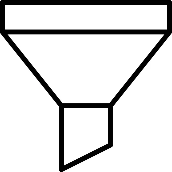 Refine Funnel Icon — стоковый вектор
