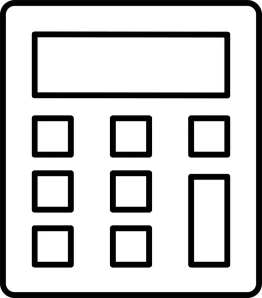 计算器按钮计算图标 — 图库矢量图片