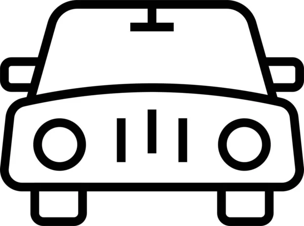 Automobil Verkehrsikone — Stockvektor