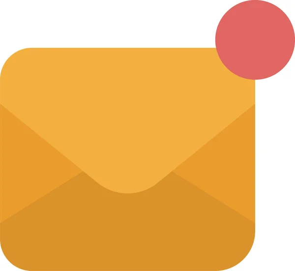 Email Interface Mail Εικονίδιο Επίπεδη Στυλ — Διανυσματικό Αρχείο