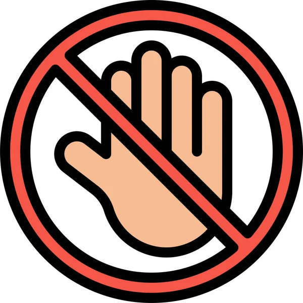 Prohibir Icono — Vector de stock