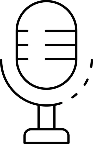 Microphone Technology Sound Icon — Stock Vector