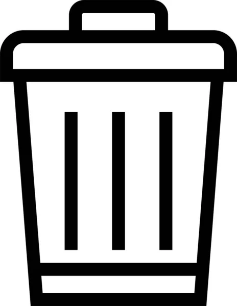 ゴミ箱のゴミ箱のアイコン — ストックベクタ