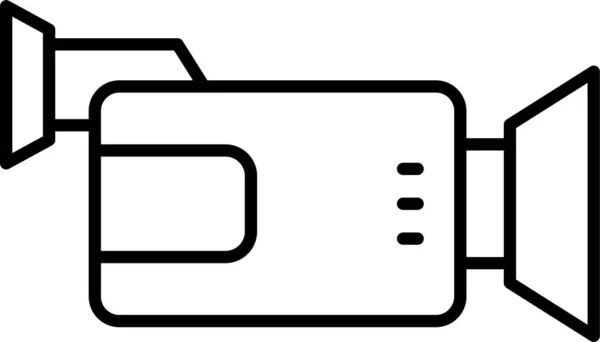 Ícone Tecnologia Câmera Vídeo —  Vetores de Stock