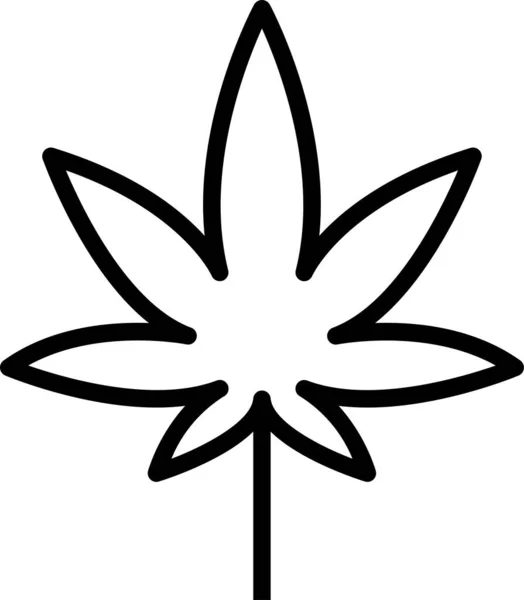 Botanisches Symbol Der Naturkräuter — Stockvektor