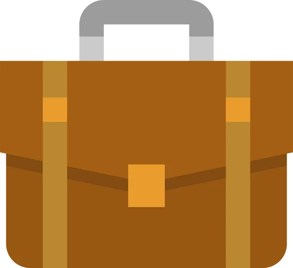 Çanta Çanta Işadamı Simgesi Düz Stil — Stok Vektör