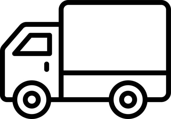 Lastbil Transport Fordonsikonen — Stock vektor