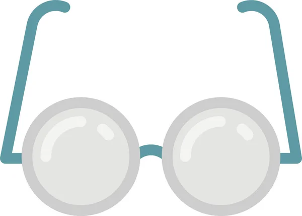 Óculos Saúde Ícone Médico Estilo Plano —  Vetores de Stock