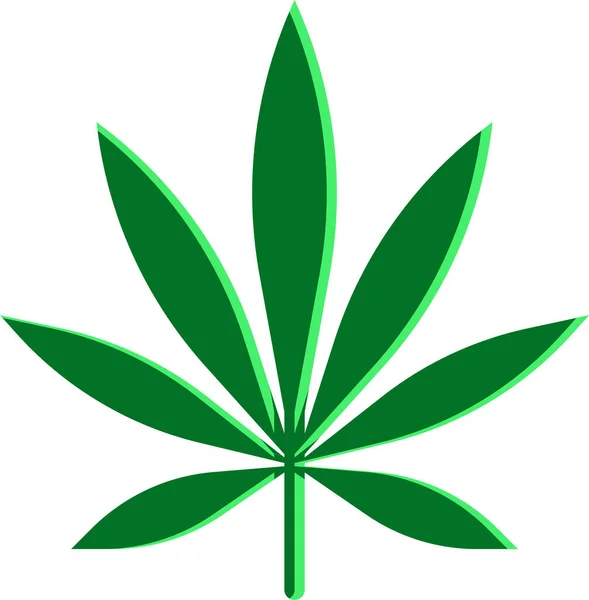 Cannabis Cultures Drug Icon — Stock Vector