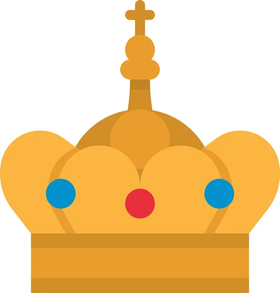 Ikona Krále Korunních Kultur — Stockový vektor