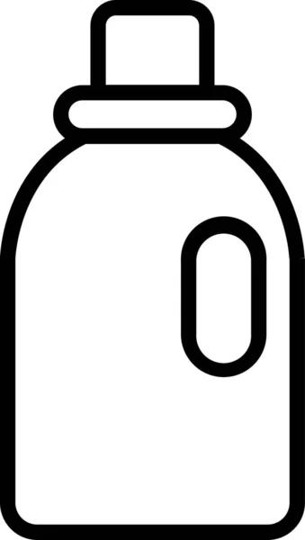 Σαπούνι Μπουκάλι Μπάνιο Εικονίδιο Στυλ Περίγραμμα — Διανυσματικό Αρχείο