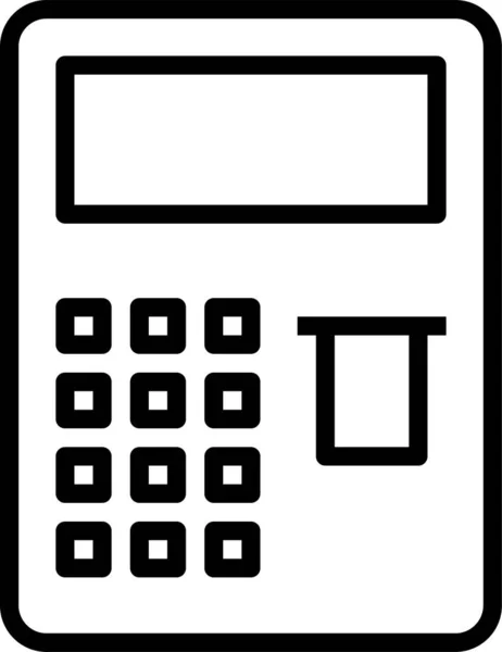 Pictogram Vingerafdruk Beveiliging Elektronica — Stockvector