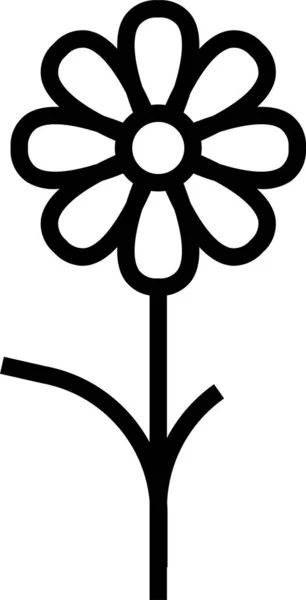 Natürliche Botanische Blütenblätter — Stockvektor