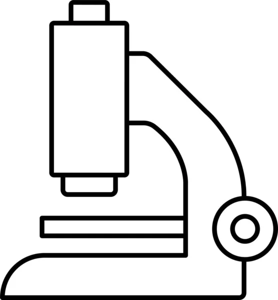 Ícone Observação Científica Microscópio —  Vetores de Stock