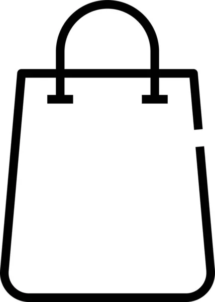 Tas Shopper Winkelen Pictogram — Stockvector