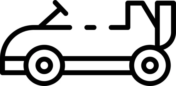 Ikon Kendaraan Lalu Lintas Mobil - Stok Vektor