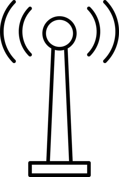 Icono Tecnología Radio Antena — Vector de stock