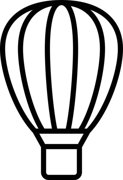 Varmluftsballong Ikon — Stock vektor