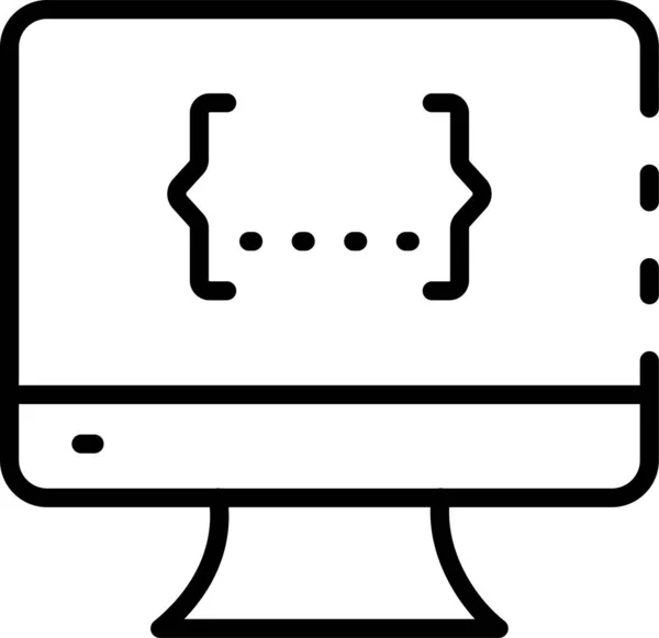 Иконка Технологии Lcd — стоковый вектор