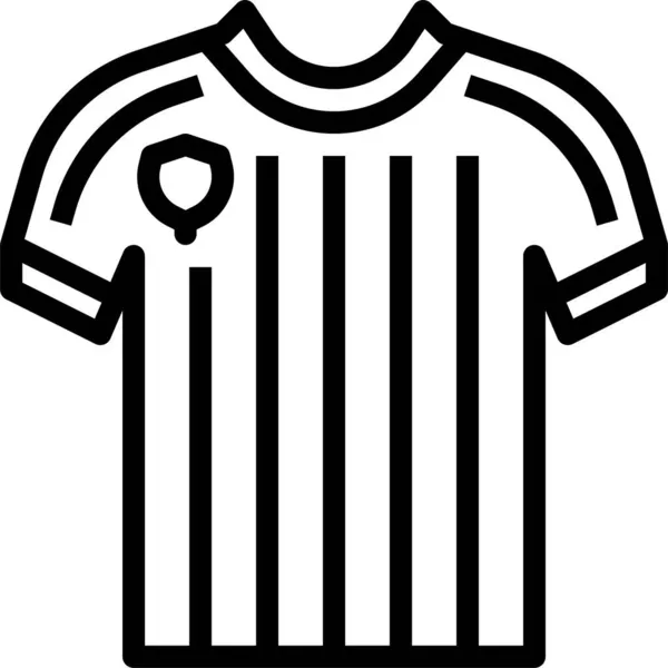 Football Icône Maillot Football — Image vectorielle