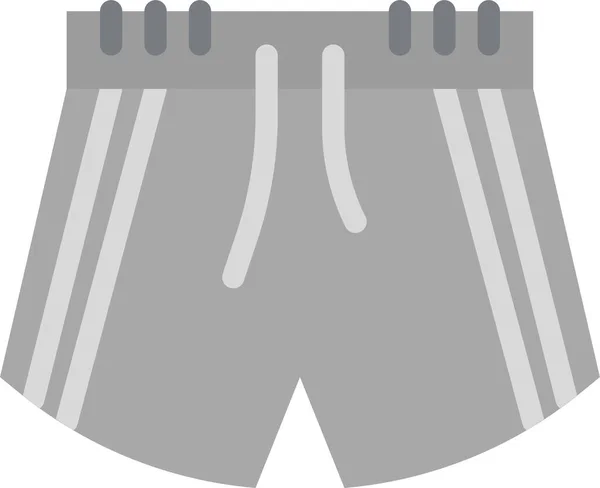 Vêtement Vêtement Pantalon Icône Style Plat — Image vectorielle