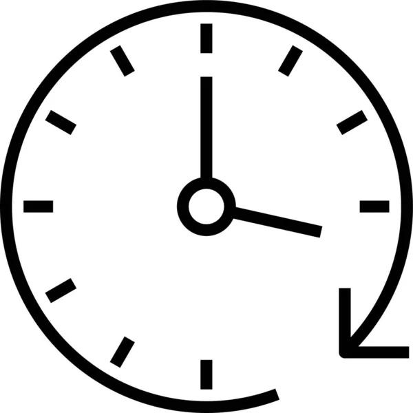 Tiempo Proceso Espera Icono — Vector de stock