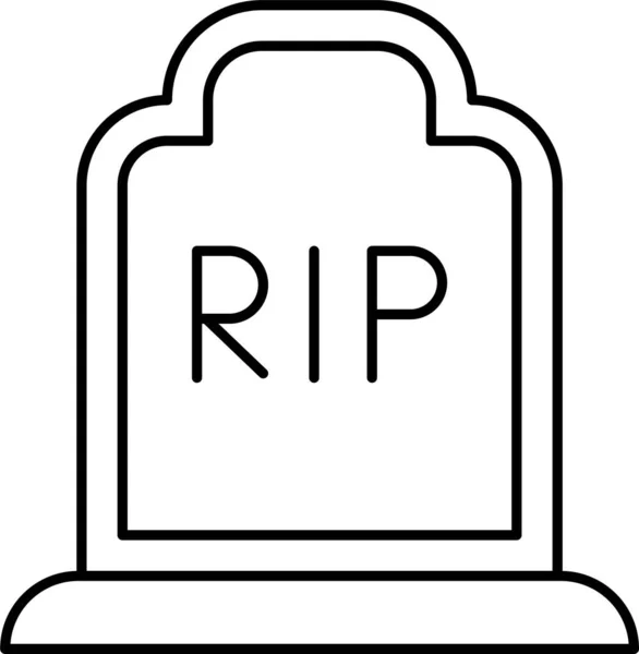 Mort Halloween Déchirure Icône Dans Catégorie Halloween — Image vectorielle