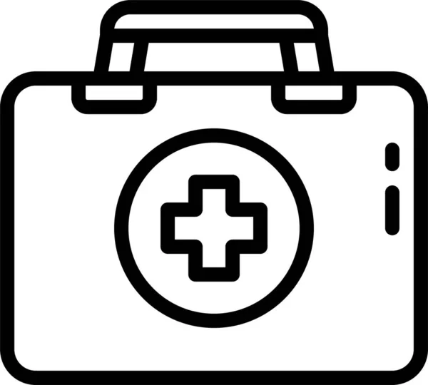 Pierwsza Ikona Pomocy Szpitalnej — Wektor stockowy