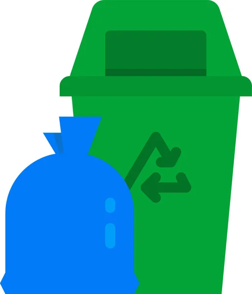 ゴミ箱のアイコン — ストックベクタ