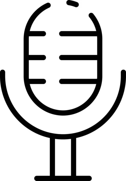 Micrófono Sonido Voz Icono — Archivo Imágenes Vectoriales